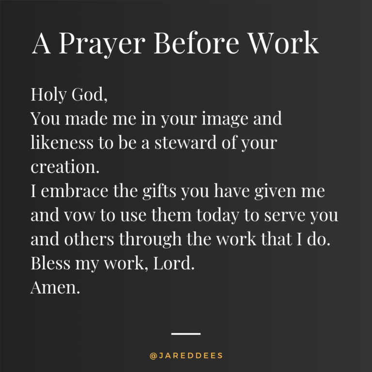 prayer-before-work