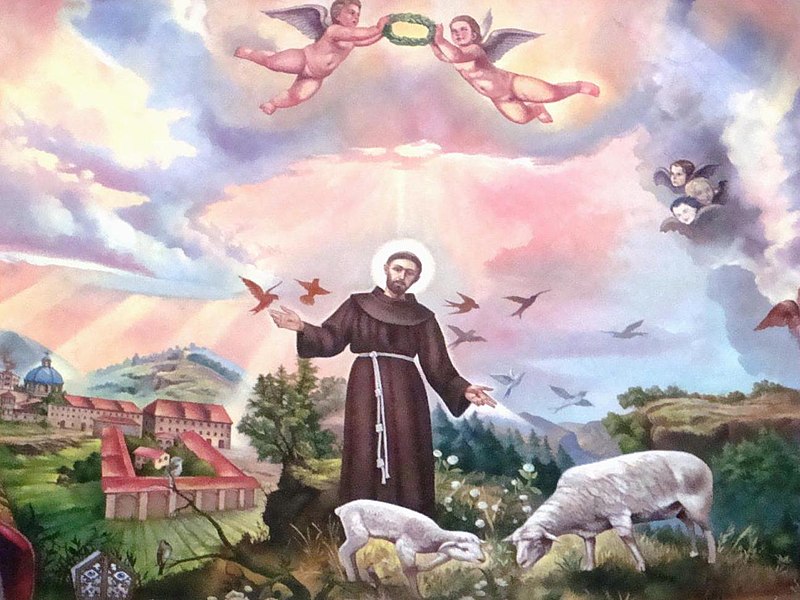 Saint Francis of Assisi and the Sheep